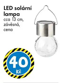 TEDi LED solární lampa nabídka
