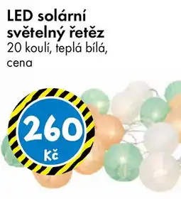 TEDi LED solární světelný řetěz nabídka