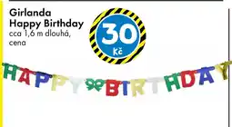 TEDi Girlanda Happy Birthday nabídka