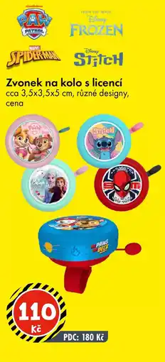 TEDi Zvonek na kolo s licencí nabídka