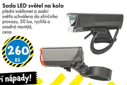 TEDi Sada LED světel na kolo nabídka