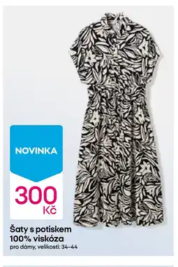 Pepco Šaty s potiskem 100% viskóza nabídka