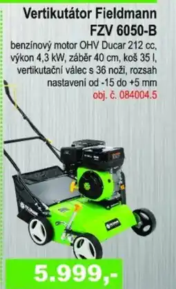 Elektro Spáčil Vertikutátor Fieldmann FZV 6050-B nabídka