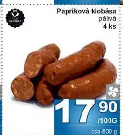 Jip Papriková klobása pálivá 4 ks nabídka