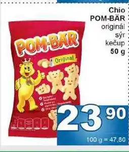 Jip Chio POM-BÄR originál sýr kečup nabídka