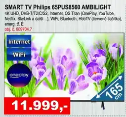 Elektro Spáčil SMART TV Philips 65PUS8560 AMBILIGHT nabídka