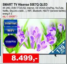 Elektro Spáčil SMART TV Hisense 55E7Q QLED nabídka