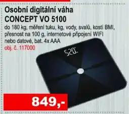 Elektro Spáčil Osobní digitální váha CONCEPT VO 5100 nabídka