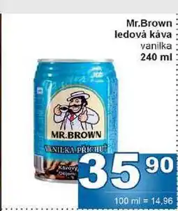 Jip Mr.Brown ledová káva vanilka nabídka