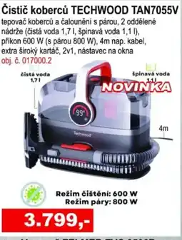 Elektro Spáčil Čistič koberců TECHWOOD TAN7055V nabídka