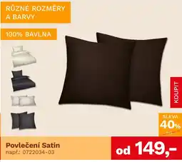 Asko Povlečení Satin nabídka