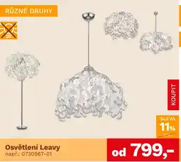 Asko Osvětlení Leavy nabídka