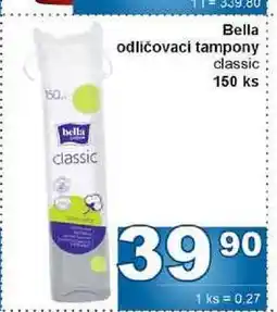 Jip Bella odličovací tampony classic 150 ks nabídka