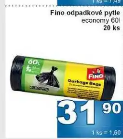 Jip Fino odpadkové pytle economy 60l, 20 ks nabídka