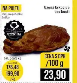 Jip Uzená krkovice bez kosti bal cca 2 kg 100g nabídka