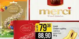 Jip Lindt Lindor vajíčka mléčná assorted nabídka