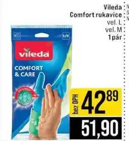 Jip Vileda Comfort rukavice vel L vel M 1pár nabídka