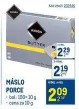 Makro MÁSLO PORCE nabídka