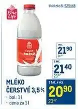 Makro Mléko čerstvé 3,5 % nabídka