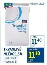Makro Trvanlivé mléko 1,5 nabídka