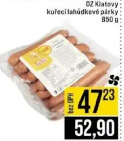 Jip DZ Klatovy kuřecí lahůdkové párky nabídka