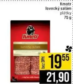 Jip Kmotr lovecký salám plátky nabídka