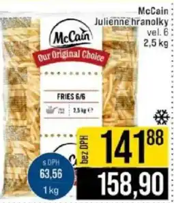 Jip McCain Julienne hranolky nabídka