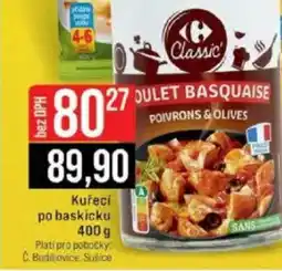 Jip Kuřecí po baskicku nabídka