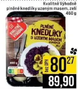 Jip Kvalitně Výhodně plněné knedlíky uzeným masem, zelí nabídka