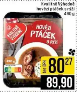 Jip Kvalitně Výhodně hovězí ptáček s rýží nabídka