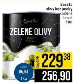 Jip Bassta olivy bez pecky nabídka