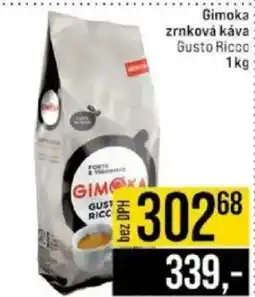 Jip Gimoka zrnková káva Gusto Ricco nabídka