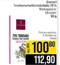Jip Domori Trinitario hořká čokoláda 70% nabídka
