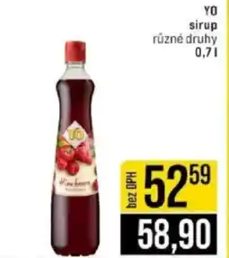 Jip YO sirup nabídka