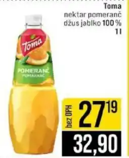 Jip Toma nektar pomeranč džus jablko 100% nabídka