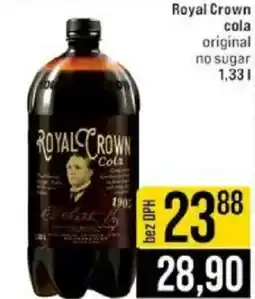 Jip Royal Crown cola original no sugar nabídka