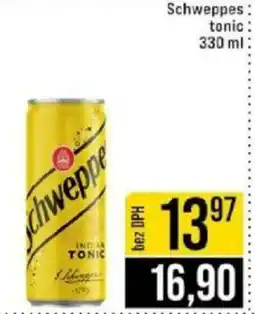 Jip Schweppes tonic nabídka