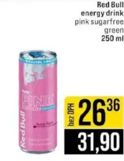 Jip Red Bull energy drink pink sugarfree green nabídka