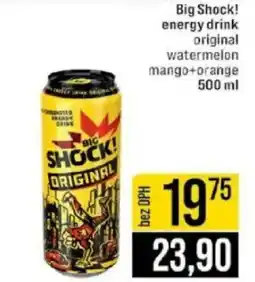Jip Big Shock! energy drink original watermelon mango+orange nabídka