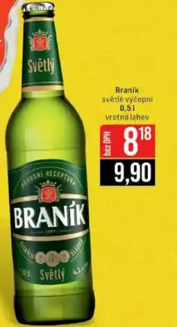 Jip Branik světlé výčepní nabídka