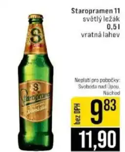 Jip Staropramen 11 světlý ležák nabídka