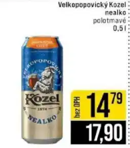 Jip Velkopopovický Kozel nealko polotmavé nabídka