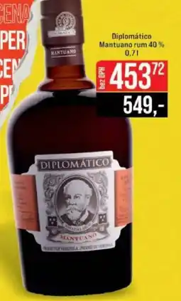 Jip Diplomático Mantuano rum 40% nabídka