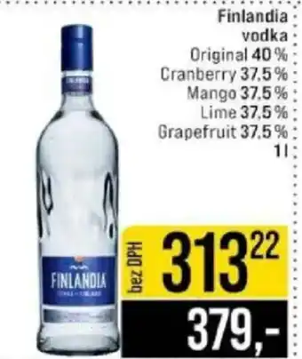 Jip Finlandia vodka nabídka