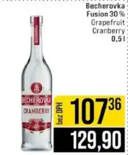 Jip Becherovka Fusion 30% Grapefruit Cranberry nabídka