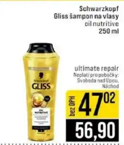 Jip Schwarzkopf Gliss šampon na vlasy oil nutritive nabídka