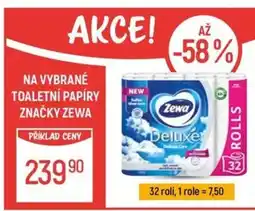 Globus Na vybrané toaletní papíry značky zewa nabídka