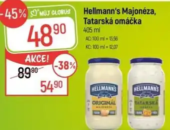 Globus Hellmann's Majonéza, Tatarská omáčka nabídka