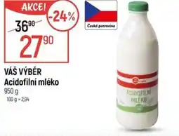 Globus VÁŠ VÝBĚR Acidofilní mléko nabídka