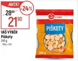 Globus VÁŠ VÝBĚR Piškoty nabídka